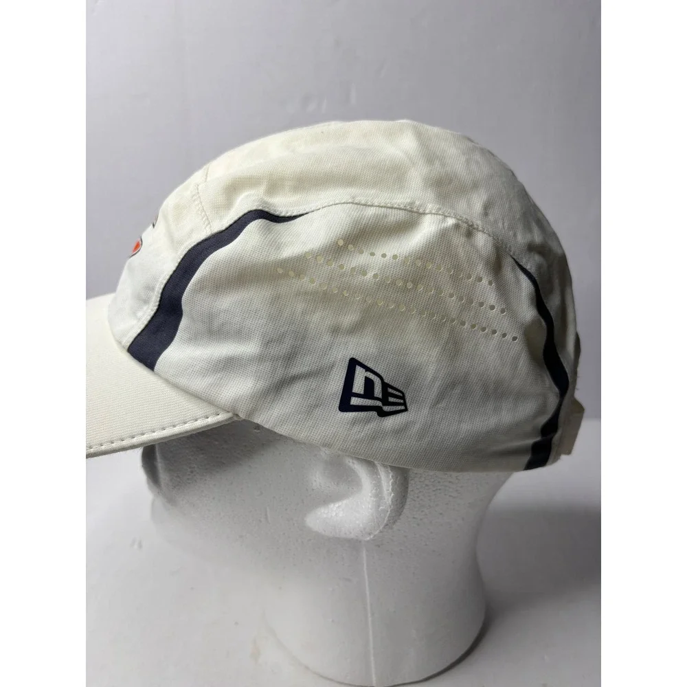 New Era Chicago Bears NFL Equipment Training Hat Cream Navy Adjustable M/L